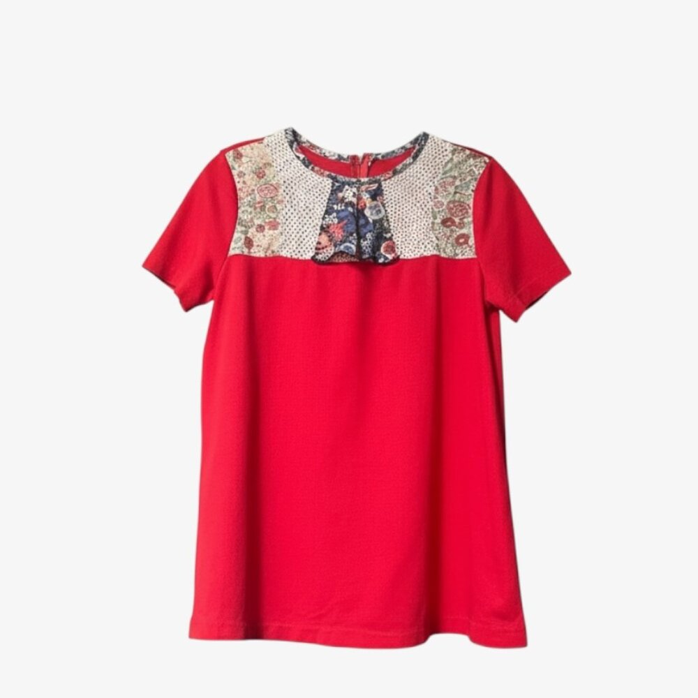Vintage Boho Chic Red Tunic